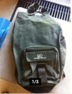 Rugtas legergroen lengte 50 cm merk C&O, Sieraden, Tassen en Uiterlijk, Tassen | Rugtassen, Ophalen of Verzenden, Zo goed als nieuw