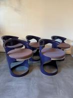 Space age stoelen - 5 stuks, Ophalen, Gebruikt, Metaal, Vijf, Zes of meer stoelen