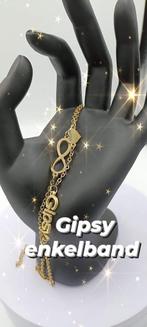 Infynity  gipsy rvs verguld verstelbaren enkelband, Sieraden, Tassen en Uiterlijk, Enkelbandjes en Enkelkettinkjes, Nieuw, Goud