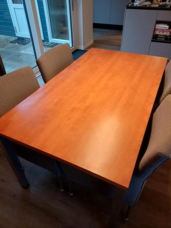 Eettafel kersenhout look, Huis en Inrichting, Tafels | Eettafels, Gebruikt, 50 tot 100 cm, 150 tot 200 cm, Vier personen, Rechthoekig