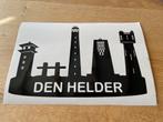 Klikosticker skyline Den Helder, Hobby en Vrije tijd, Stickers en Plaatjes, Nieuw, Sticker, Ophalen of Verzenden