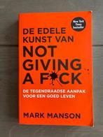 De edele kunst van not giving a f*ck, Boeken, Ophalen of Verzenden, Gelezen, Sociale psychologie