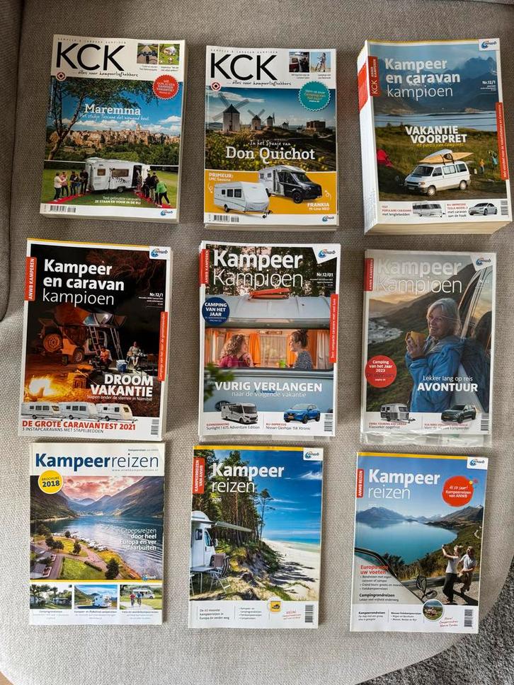 ANWB KCK Kampeer Kampioen - Diverse edities, Boeken, Tijdschriften en Kranten, Gelezen, Sport en Vrije tijd, Ophalen of Verzenden