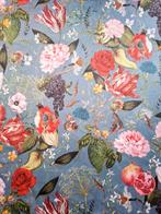 Fluweel stof met bloemdessin - 3 meter (140cm breed), Hobby en Vrije tijd, Stoffen en Lappen, Overige materialen, Overige kleuren