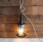 Industriële kooilamp stoer bully werklamp vintage looplamp, Ophalen of Verzenden