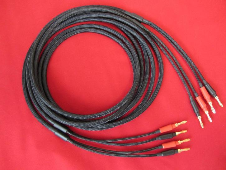 Luidsprekerkabels High End Single-wire, 2 x 4 mm², Audio, Tv en Foto, Audiokabels en Televisiekabels, Luidsprekerkabel, 2 tot 5 meter