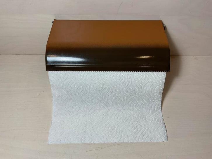 Brabantia keukenrolhouder bruin in nette staat, Huis en Inrichting, Keuken | Keukenbenodigdheden, Zo goed als nieuw, Ophalen of Verzenden