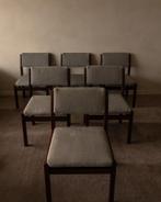 Vintage Pastoe SA07 eetkamerstoelen Cees Braakman, Ophalen, Gebruikt, Bruin, Mid Century Modern