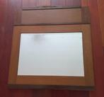 Houten spiegel art deco, Antiek en Kunst, Ophalen, Rechthoekig, 50 tot 100 cm, Minder dan 100 cm