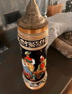 Authentieke Duitse Bierpul met Deksel, Ophalen of Verzenden