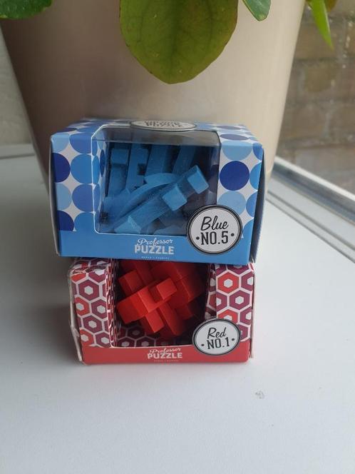 Professor Puzzle Blok Puzzels 2 Stuks Nummer 5 en Nummer 1,, Hobby en Vrije tijd, Denksport en Puzzels, Ophalen of Verzenden