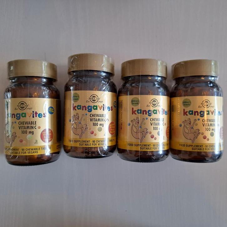 Solgar Kangavites Chewable Vitamin C 100 - nog dicht, Diversen, Levensmiddelen, Ophalen of Verzenden