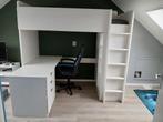 Ikea Hoogslaper met Bureau en Kast, Ophalen of Verzenden, Zo goed als nieuw, Hoogslaper