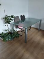 gratis glazen tafel, Huis en Inrichting, Ophalen, Gebruikt, 50 tot 100 cm, Glas