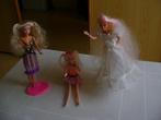 3 barbie poppen 1met bruidsjurk met rok en topje en met jurk, Ophalen of Verzenden, Zo goed als nieuw, Barbie
