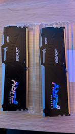 Kingston DDR5 FURY Beast RGB 2x 8GB, 8 GB, Nieuw, Ophalen of Verzenden, Desktop