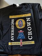 AVERSION CROWN bandshirt, Kleding | Heren, T-shirts, Zwart, Maat 56/58 (XL), Ophalen of Verzenden, Zo goed als nieuw