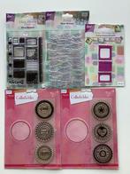 15 Snij/embossingmallen met bijbehorende stempels., Ophalen of Verzenden, Zo goed als nieuw