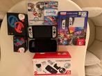 Nintendo Switch OLED Mario + Games & Accessoires, Racen en Vliegen, Nieuw, Eén computer, Ophalen of Verzenden