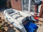 VAARKLARE SET | Rubberboot Quicksilver 270 |buitenboordmotor, Aluminium, Zo goed als nieuw, Benzine, Minder dan 70 pk