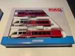 Piko Arriva 3 dlg GRONINGEN DIGITAAL verlichting/passagiers, Treinset, Gelijkstroom, Zo goed als nieuw, Piko