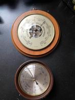 Antieke Barometer en Thermometer Set, Ophalen of Verzenden