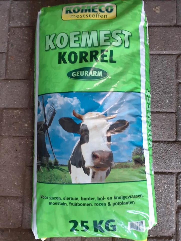 Koemestkorrels-kippenmestkorrels zakken 25kg, Tuin en Terras, Aarde en Mest, Potgrond, Ophalen