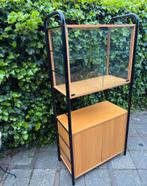 Vintage IKEA NIKLAS wandmeubel vitrinekast Jaren 80, Huis en Inrichting, Gebruikt, 150 tot 200 cm, 25 tot 50 cm, 50 tot 100 cm