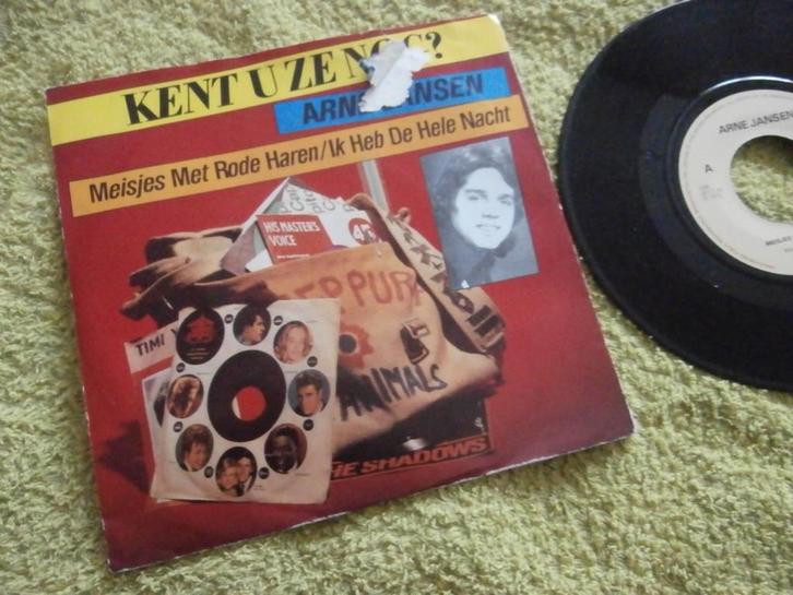Arne Jansen - Meisjes Met Rode Haren., Cd's en Dvd's, Vinyl Singles, Single, Nederlandstalig, 7 inch, Ophalen of Verzenden