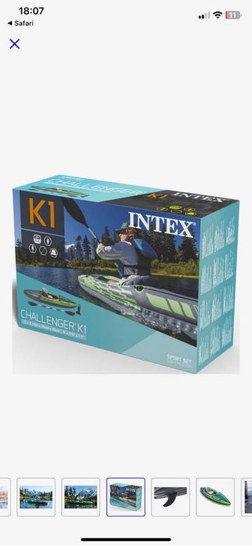 Opblaasbare kajak NIEUW Intex Challanger K1 beschikbaar voor biedingen