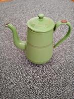 emaille groene koffiepot uit grootmoeders tijd, Antiek en Kunst, Antiek | Emaille, Ophalen of Verzenden