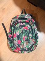 Leuke rugzak rugtas Enrico Benetti met bloemen en panter, Sieraden, Tassen en Uiterlijk, Tassen | Rugtassen, Overige merken, 25 tot 40 cm