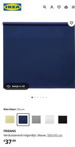 IKEA Fridans Verduisterend rolgordijn, blauw, 180x195 cm, Ophalen, Zo goed als nieuw, Blauw