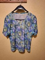 Shirt Abstract patroon pailletten maat M geschat zie afmetin, Maat 38/40 (M), Overige kleuren, Ophalen of Verzenden, Korte mouw