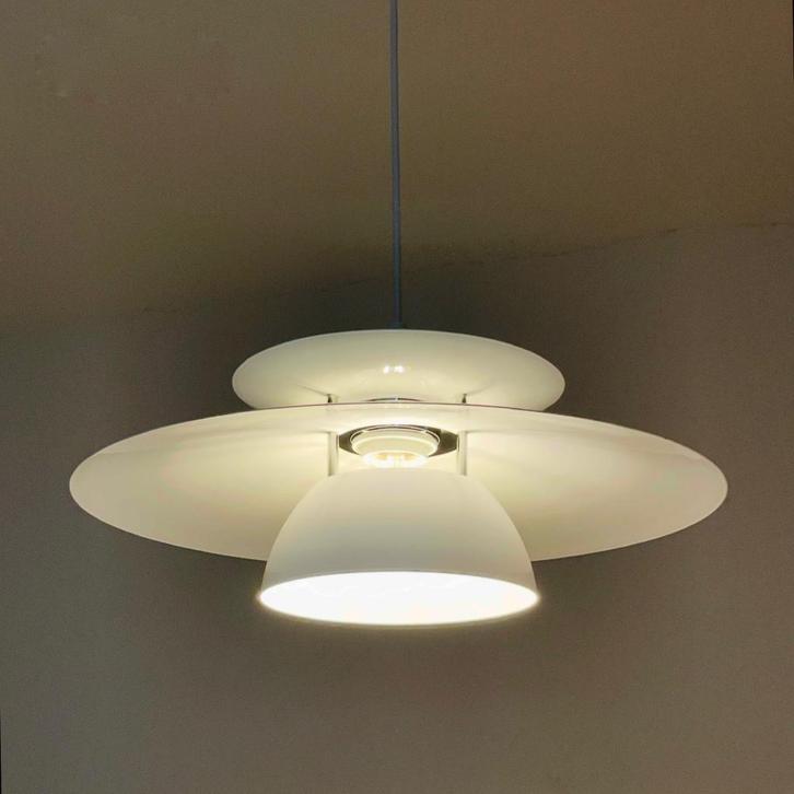 vintage Deens Design LAMP Scandinavië schalenlamp retro MCM, Huis en Inrichting, Lampen | Hanglampen, Gebruikt, Minder dan 50 cm