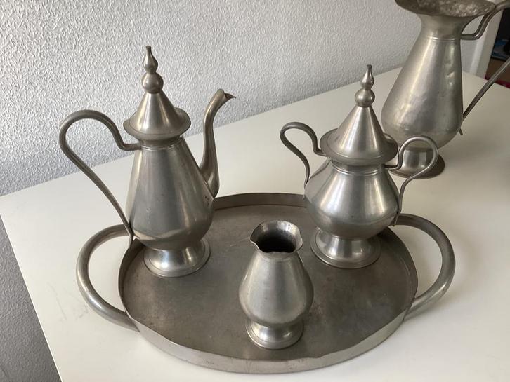 Set van Bankatinwerk Palembang., Antiek en Kunst, Antiek | Tin, Ophalen of Verzenden