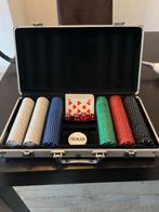 Complete pokerset in aluminium koffer, Hobby en Vrije tijd, Gezelschapsspellen | Kaartspellen, Vijf spelers of meer, Ophalen of Verzenden
