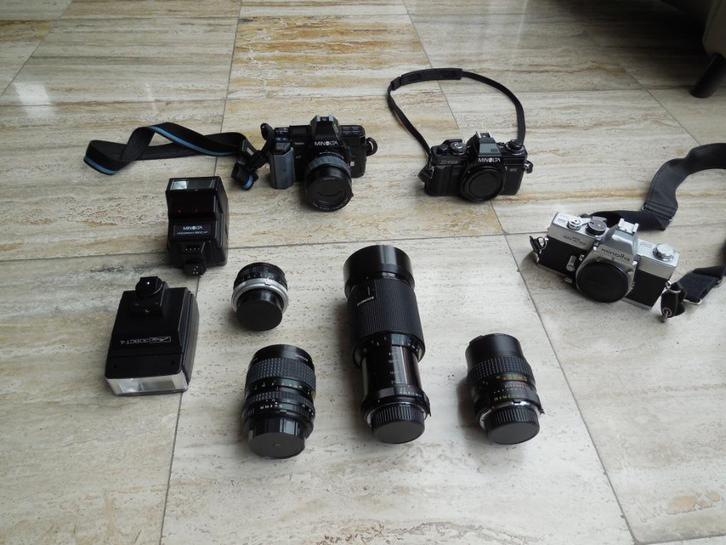 fototoestellen, Audio, Tv en Foto, Fotocamera's Analoog, Gebruikt, Spiegelreflex, Minolta, Ophalen