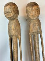 260247 Oud Afrikaans zeldzame paar of Konkomba sculptures, Ophalen of Verzenden