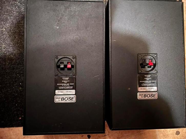 Bose Speakers - Nette Staat - 4-8 Ohm, Audio, Tv en Foto, Luidsprekers, Gebruikt, Front, Rear of Stereo speakers, Minder dan 60 watt