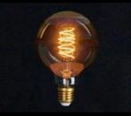 2x Spiraal lamp 80x120 E27 vintage 40W deco LED eventueel 48, 30 tot 60 watt, Led-lamp, Soft of Flame, Nieuw