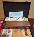 Vintage De Luxe Rummikub Sets - Deluxe - leren koffer, Hobby en Vrije tijd, Gezelschapsspellen | Bordspellen, Ophalen of Verzenden