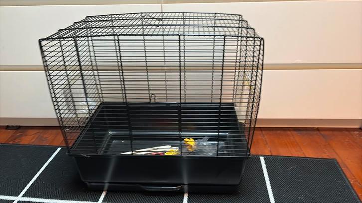 Wat oude maar zeer nette vogelkooi., Dieren en Toebehoren, Hondenhokken, Gebruikt, Minder dan 65 cm, Ophalen