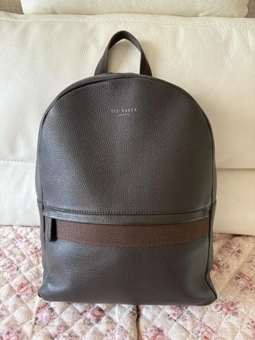 Ted Baker chocolade bruin echt leder origineel rugtas ZGAN beschikbaar voor biedingen