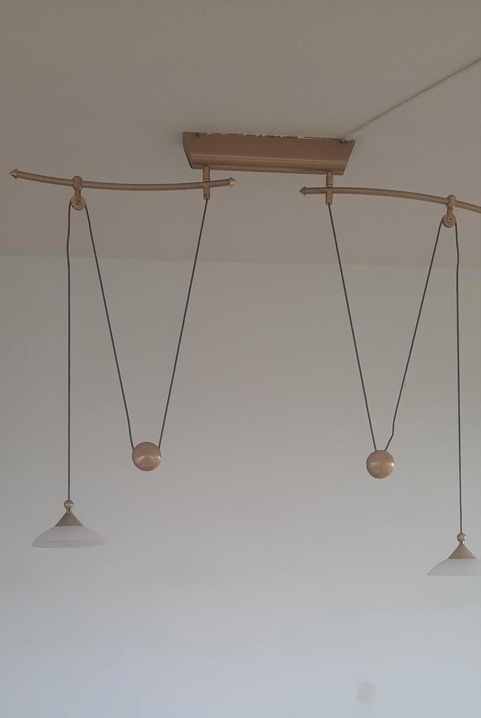 Mooie praktische hanglamp, Huis en Inrichting, Lampen | Hanglampen, Gebruikt, Minder dan 50 cm, Ophalen