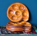 St. Clement set van 4 vintage bistro escargot bordjes, Huis en Inrichting, Keuken | Servies, Ophalen of Verzenden, Overige stijlen