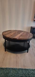 Salontafel rond, Huis en Inrichting, Tafels | Salontafels, 50 tot 100 cm, Rond, Ophalen of Verzenden, Glas