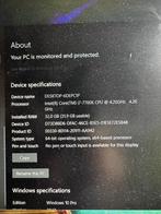 I7-7700 Gaming PC, 32GB RAM, RX480, Gebruikt, 32 GB, Ophalen of Verzenden, Gaming