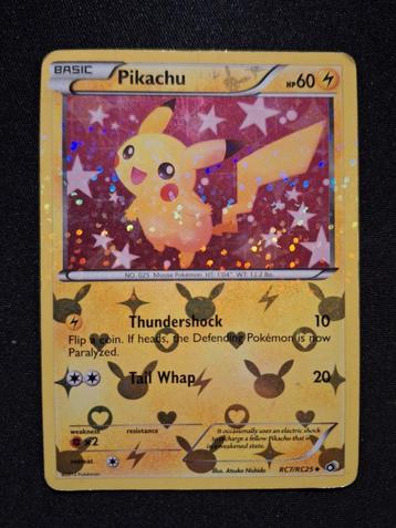 Pikachu RC7 (Legendary Treasures) beschikbaar voor biedingen
