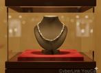 16713-2 14K Gouden Collier met Fantasie Anker en Grieks, Ophalen of Verzenden, Zo goed als nieuw, Goud, Goud